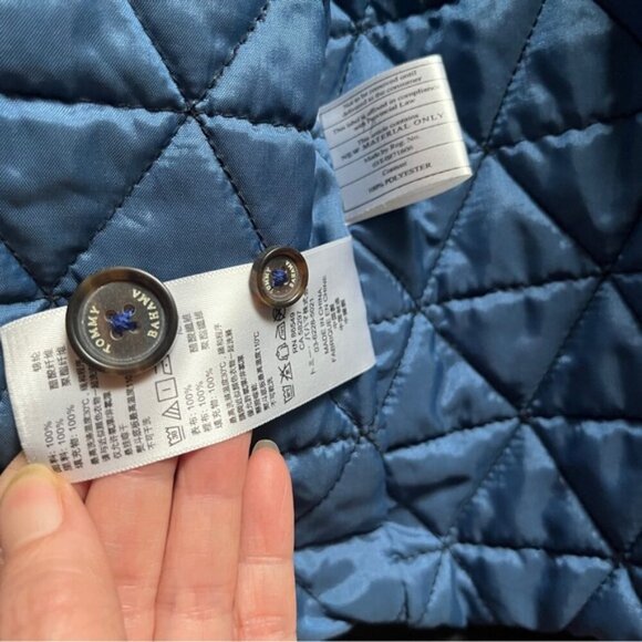 Tommy Bahama midi hooded trench fall jacket Sz M - Picture 11 of 15